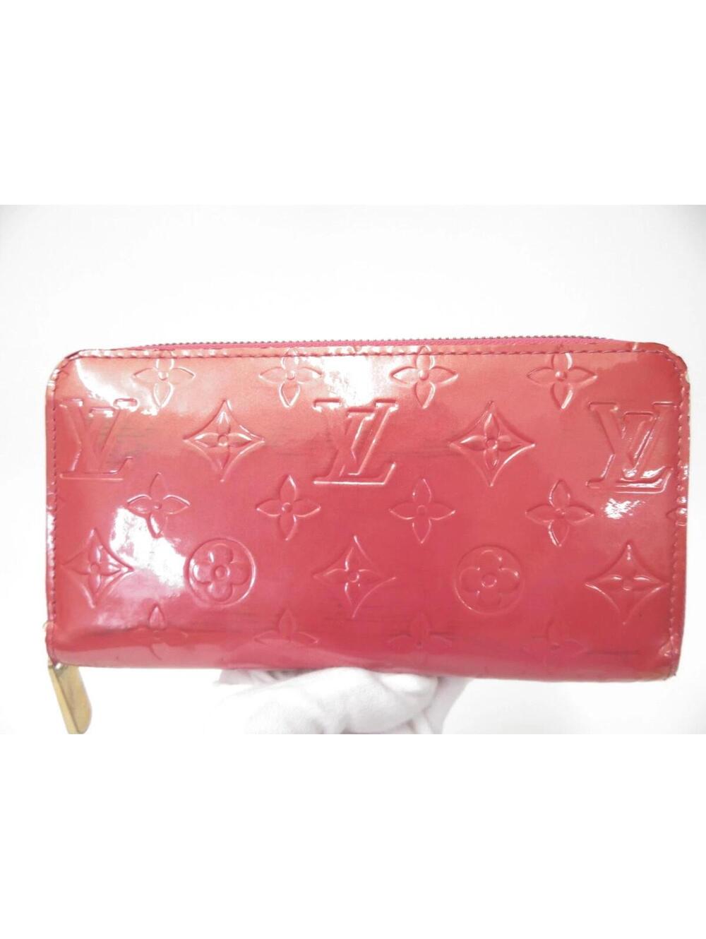 $970 Louis Vuitton Vernis Zippy Wallet Rose Litchi - Picture 15 of 15